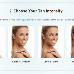 Magic Tan and Massage - Versa Spa spray tan levels