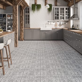 Emser Tile - Nostalgia™ glazed ceramic tile in Legend (floor) - Tiling Near Me - Salt Lake City, Utah Emser Tile - Nostalgia™ glazed ceramic tile in Legend (floor) - Tiling Near Me - Salt Lake City, Utah