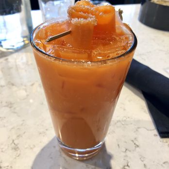 Urban Egg - Johnstown - Carrot juice (there's ginger and something else in there). Super refreshing! - Breakfast & Brunch Near Me - Johnstown, Colorado