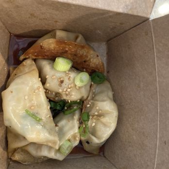 The Porky Korean - Potstickers. Get the spicy soy sauce. - Korean Near Me - Idaho Falls, Idaho The Porky Korean - Potstickers. Get the spicy soy sauce. - Korean Near Me - Idaho Falls, Idaho