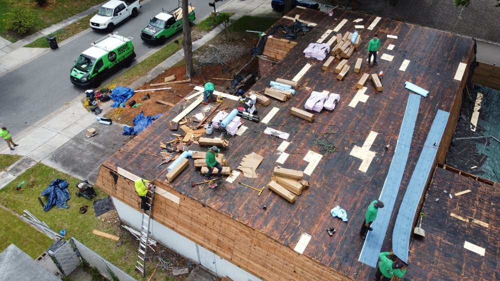 Slide of Roof With Joey