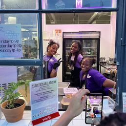 Service with a smile! Service with a smile!