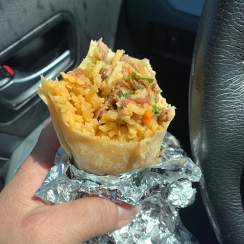 Carnitas Michoacan - rice burrito with a bit of carne asada - Mexican Near Me - San Fernando, California Carnitas Michoacan - rice burrito with a bit of carne asada - Mexican Near Me - San Fernando, California