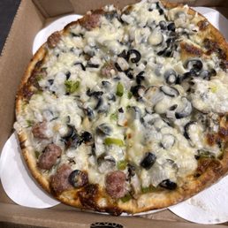 9 inch meat lovers pizza