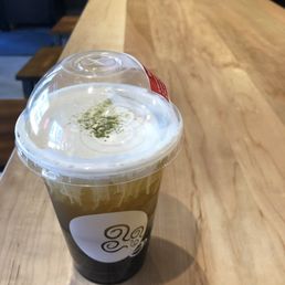 Milk Foam Green Tea