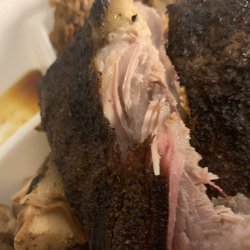 Redd's Smokehouse BBQ - Thick beef ribs with dry rub cooked just right