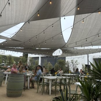 The Funk Zone - Relaxing patio Pali Wine, - Vinyl Records Near Me - Santa Barbara, California