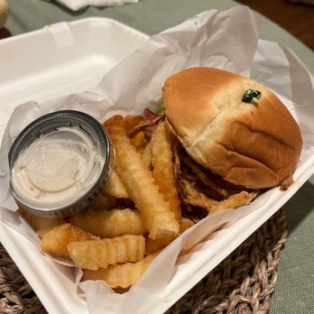 The Mega Melt - a sandwich and french fries - Food Trucks Near Me - Battleground , Washington