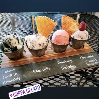 Coppa Gelato - Gelato flight - Desserts Near Me - Westerville, Ohio Coppa Gelato - Gelato flight - Desserts Near Me - Westerville, Ohio