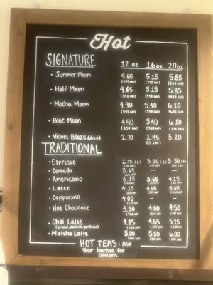 Menu photo 7 Summer Moon Coffee San Antonio, TX