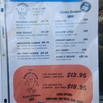 EARL Kakaako - Menu - Sandwiches Near Me - Honolulu, Hawaii