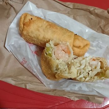 Long Cheng - 2 shrimp egg rolls - Fast Food Near Me - Brooklyn, New York