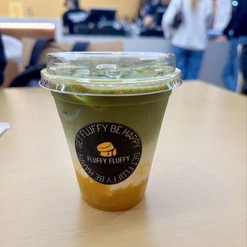 Fluffy Fluffy - Matcha mango latte - Desserts Near Me - New York, New York