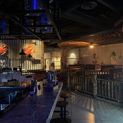 Bambada Harbor Seafood & K-Food Mesa - Lights off