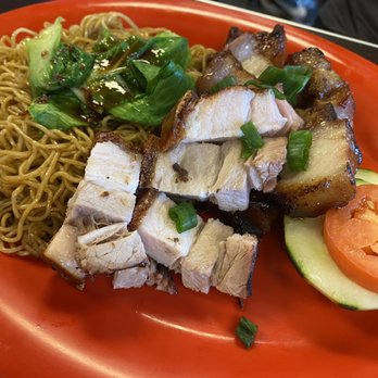 Seasons Kitchen USA - Char siu and crispy pork belly noodle combo - Malaysian Near Me - Anaheim, California Seasons Kitchen USA - Char siu and crispy pork belly noodle combo - Malaysian Near Me - Anaheim, California