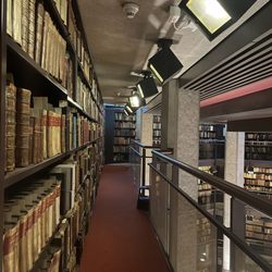 Thomas Fisher Rare Book Library - On the 4th floor; the book shelf