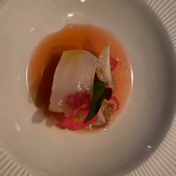 Ariete - Phenomenal scallop with strawberry. - New American Near Me - Miami, Florida Ariete - Phenomenal scallop with strawberry. - New American Near Me - Miami, Florida