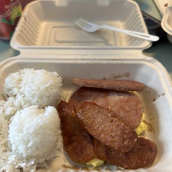 Me's BBQ - Quick breakfast before we hit the beach. Spam,sausage, rice, and eggs at the NEW LOCATION!2427 Kuhio Ave! - Korean Near Me - Honolulu, Hawaii Me's BBQ - Quick breakfast before we hit the beach. Spam,sausage, rice, and eggs at the NEW LOCATION!2427 Kuhio Ave! - Korean Near Me - Honolulu, Hawaii