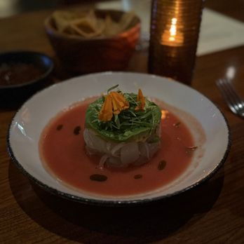 Viaje - $24 CEVICHE: fresh, perfectly flavored, eat with chips and it's the perfect texture combination. - Mexican Near Me - Long Beach, California