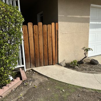 We The People Construction - Entry Gate before - General Contractors Near Me - Fullerton, California