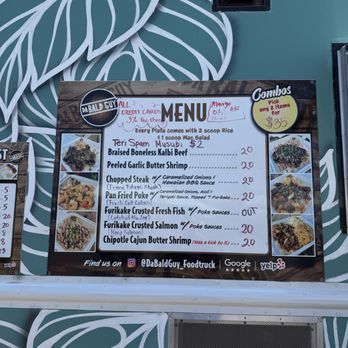 Da Bald Guy - Menu - Food Trucks Near Me - Kahuku, Hawaii Da Bald Guy - Menu - Food Trucks Near Me - Kahuku, Hawaii