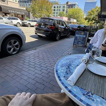 Bis on Main - It's very pleasant to sit outside at this place. The small tables are perfect for two, with a beautiful view of Old Bellevue Street. - New American Near Me - Bellevue, Washington Bis on Main - It's very pleasant to sit outside at this place. The small tables are perfect for two, with a beautiful view of Old Bellevue Street. - New American Near Me - Bellevue, Washington