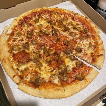 Devens Pizza & Deli - Large Sausage and Cheese - Pizza Near Me - Ayer, Massachusetts Devens Pizza & Deli - Large Sausage and Cheese - Pizza Near Me - Ayer, Massachusetts
