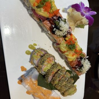 Sushi Tendou - 31. Tag's Roll 30. Dynamite Roll 6. Sweet Dream Roll 37. Snow Mountain Roll - Japanese Near Me - Fulton, Maryland Sushi Tendou - 31. Tag's Roll 30. Dynamite Roll 6. Sweet Dream Roll 37. Snow Mountain Roll - Japanese Near Me - Fulton, Maryland