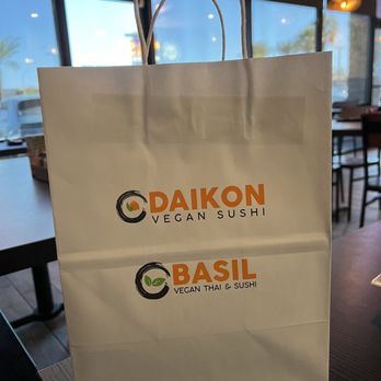 Daikon Vegan Sushi - Windmill - Fancy Takeout Bags - Vegan Near Me - Las Vegas, Nevada