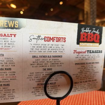 Bobby Jacks BBQ - The drink menu - Coffee & Tea Near Me - Sevierville, Tennessee