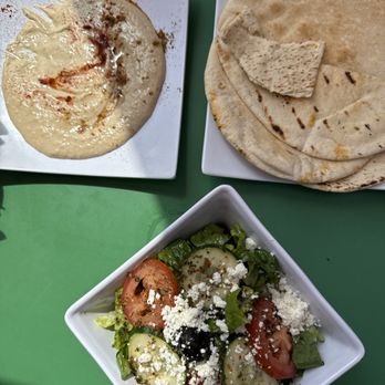 Knight Restaurant - Hummus - Greek salad - pita bread - Greek Near Me - Burbank, California Knight Restaurant - Hummus - Greek salad - pita bread - Greek Near Me - Burbank, California