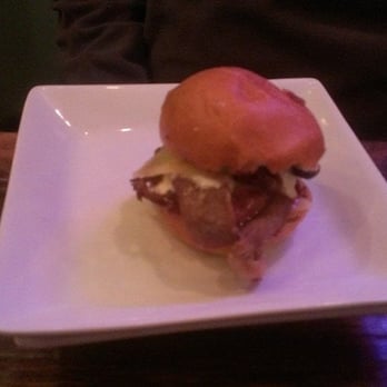 Plate 38 - This is a duck slider. Yeah, that's right I said a duck slider, and yes, it was simply as delicious as that sounds! - New American Near Me - Pasadena, California Plate 38 - This is a duck slider. Yeah, that's right I said a duck slider, and yes, it was simply as delicious as that sounds! - New American Near Me - Pasadena, California