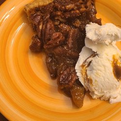 Southern Baked Pie Company - Caramel pecan pie with caramel ice cream