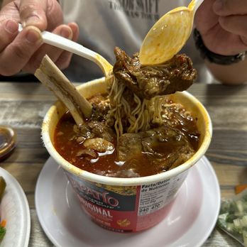 Puros Tacos Y Ramen - Birria ramen $14.99 - Mexican Near Me - Anaheim, California Puros Tacos Y Ramen - Birria ramen $14.99 - Mexican Near Me - Anaheim, California