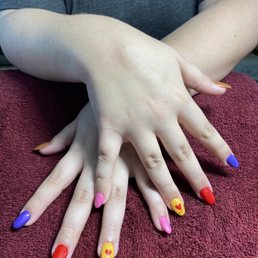 Finished nails Finished nails