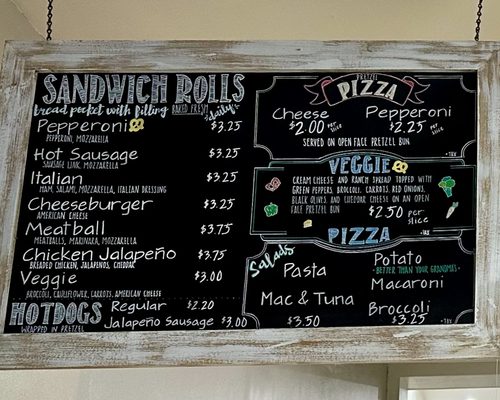 Menu photo 1 The Pretzel Shop Pittsburgh, PA Menu photo 1 The Pretzel Shop Pittsburgh, PA