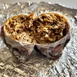 Donut Hole - Breakfast burrito w/ chorizo
