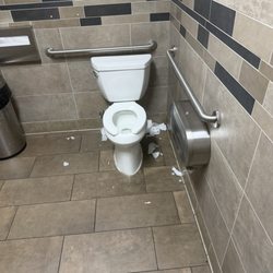 ampm - Restroom are always dirty customer service are rude. And and just Indian Indians.