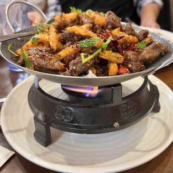 Peter Chang - Szechuan Beef W/ Dry-Fried Potato - Asian Fusion Near Me - Glen Allen, Virginia Peter Chang - Szechuan Beef W/ Dry-Fried Potato - Asian Fusion Near Me - Glen Allen, Virginia