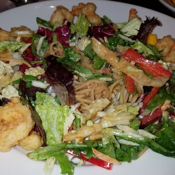 Coastal Flats - Not a healthy salad but who cares when it's this yummy and flavorful. - Seafood Near Me - Fairfax, Virginia