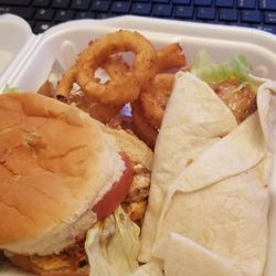 Cajun chicken sandwich