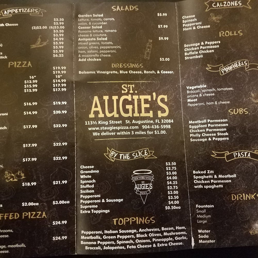 St. Augie's Pizza - Italian Near Me - St. Augustine, Florida St. Augie's Pizza - Italian Near Me - St. Augustine, Florida