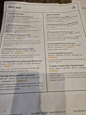 Menu photo 3 Old Dog Alehouse & Brewery Delaware, OH Menu photo 3 Old Dog Alehouse & Brewery Delaware, OH
