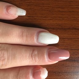 My nail completely broke! And another peeled.