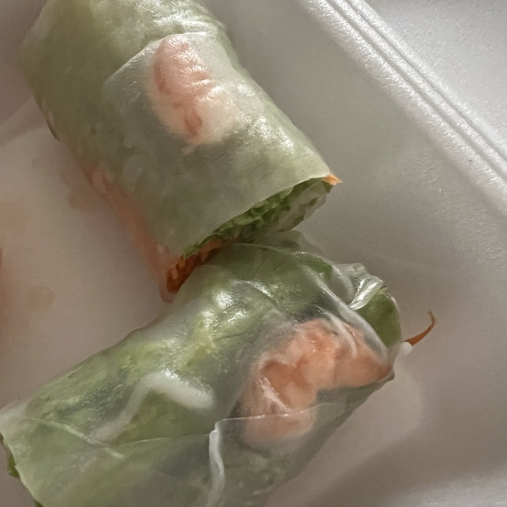 Omaha Mercy Thai Restaurant - 2 of the 4 spring rolls. - Thai Near Me - Omaha, Nebraska Omaha Mercy Thai Restaurant - 2 of the 4 spring rolls. - Thai Near Me - Omaha, Nebraska