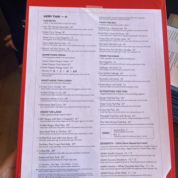 Very Thai - Dinner menu - Thai Near Me - Los Angeles, California Very Thai - Dinner menu - Thai Near Me - Los Angeles, California