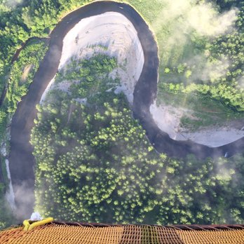 Seattle Ballooning - View from above (Green River). - Hot Air Balloons Near Me - Burien, Washington
