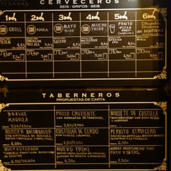 Maquila - Beer & Tapas Menu