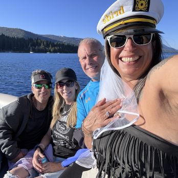 Sunnyside Marina - Taking our wedding party out during our wedding week. Such a fun experience making memories. - Boating Near Me - Tahoe City, California Sunnyside Marina - Taking our wedding party out during our wedding week. Such a fun experience making memories. - Boating Near Me - Tahoe City, California