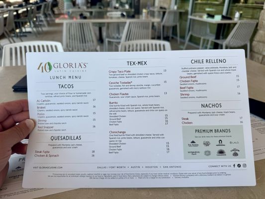 Menu photo 2 Gloria's Latin Cuisine Prosper, TX Menu photo 2 Gloria's Latin Cuisine Prosper, TX